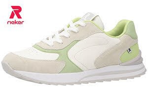 Rieker Evolution FSK Damen Halbschuhe WEISS/KOMBI
