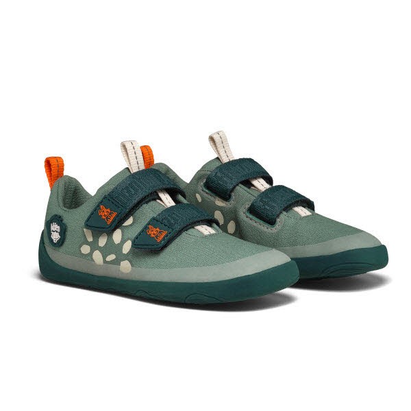 Affenzahn Halbschuh Baumwolle Lucky Hase GRÜN - Bild 1