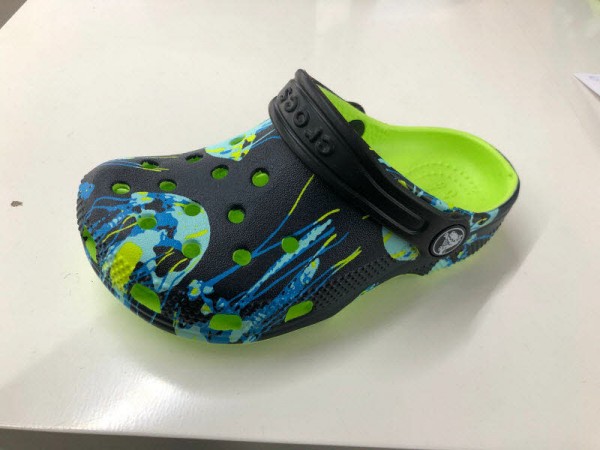 Crocs Classic Meta Scape Clog K Lime Grün