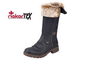 Rieker HWK Damen Stiefel schwarz