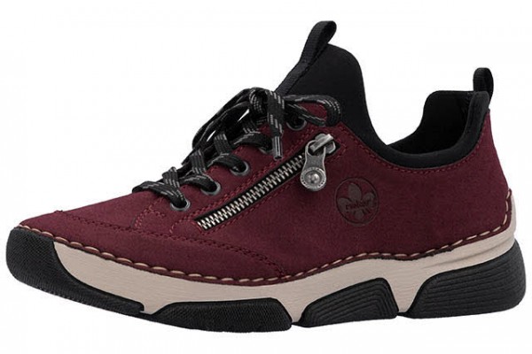 Rieker HWK Damen Halbschuhe bordeaux