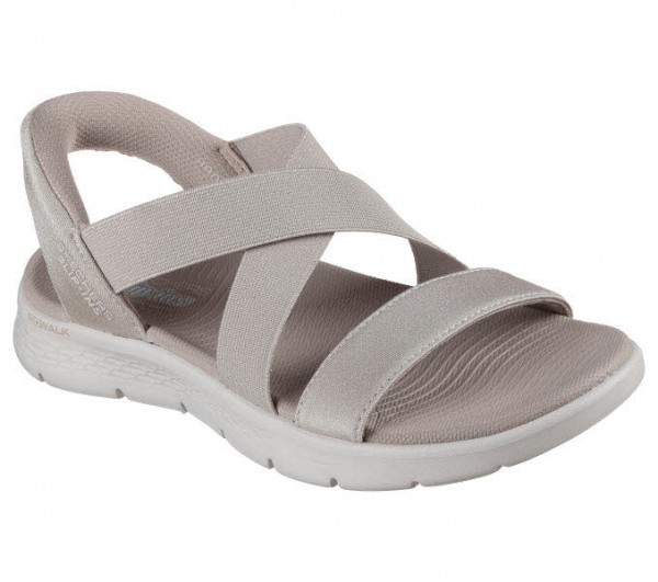 Skechers GO WALK FLEX SANDAL - GLIMMER UP Grau