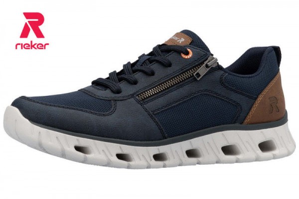 Rieker Evolution FSK Herren Halbschuhe BLAU