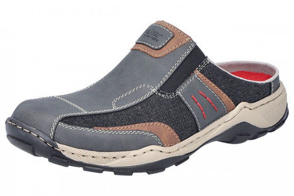 Rieker FSK Herren Halbschuhe GRAU