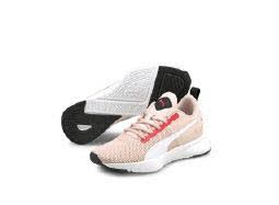 Puma Flyer Runner Jr,PUMA WHITE-LOTUS-PA Rosa