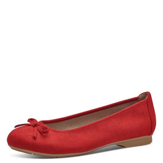 Jana Soft Line Woms Ballerina ROT