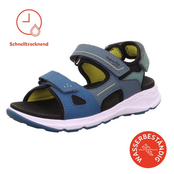Superfit Sandale Synthetik \\ CRISS CROSS BLAU