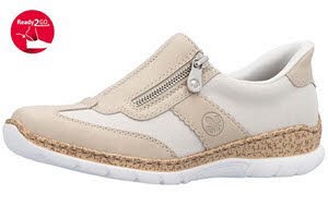 Rieker FSK Damen Halbschuhe BEIGE