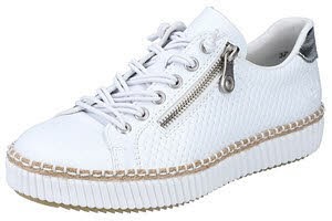 Rieker FSK Damen Halbschuhe WEISS