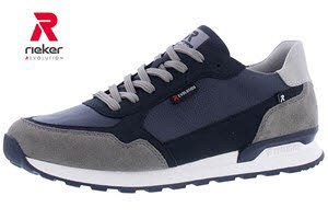Rieker Evolution FSK Herren Halbschuhe BLAU