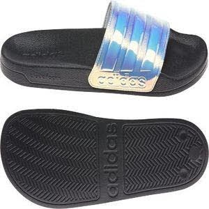 Adidas ADILETTE SHOWER,CBLACK/IRIDES/ SILBER