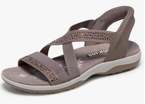 Skechers REGGAE SLIM - SUMMER SPARKLE braun