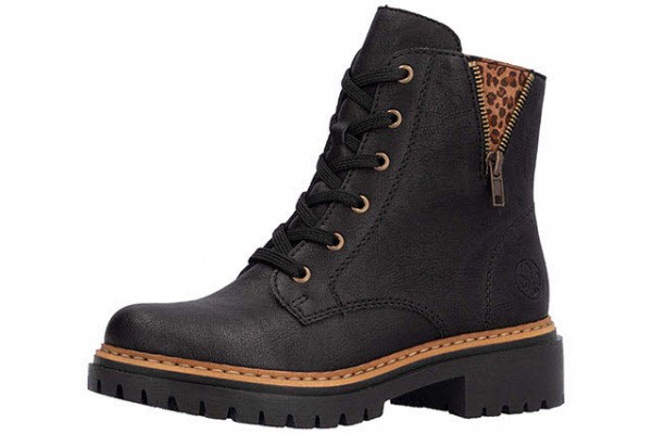 Rieker HWK Damen Stiefel SCHWARZ