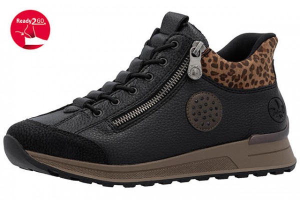 Rieker HWK Damen Stiefel SCHWARZ