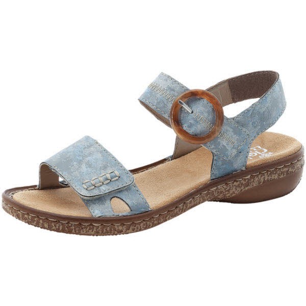 Rieker FSK Damen Sandalen Dunkelblau