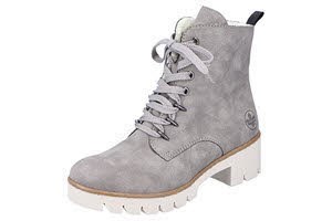 Rieker HWK Damen Stiefel Grau