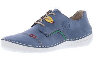 Rieker FSK Damen Halbschuhe BLAU