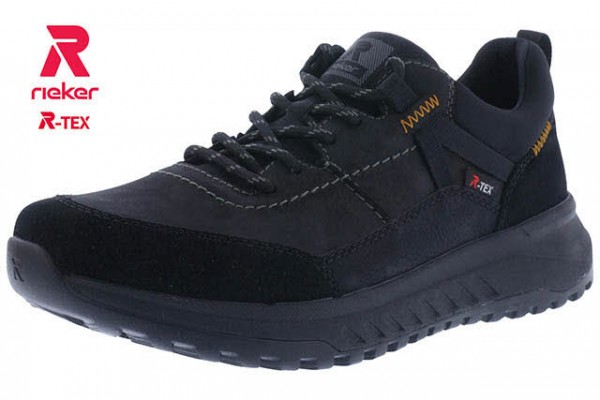 Rieker Evolution HWK Herren Halbschuhe SCHWARZ
