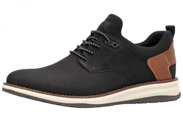 Rieker HWK Herren Halbschuhe SCHWARZ