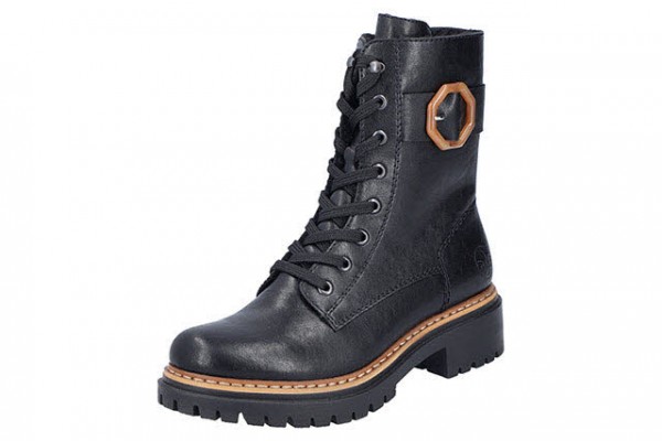 Rieker HWK Damen Stiefel SCHWARZ