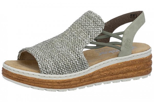 Rieker FSK Damen Sandalen GRÜN
