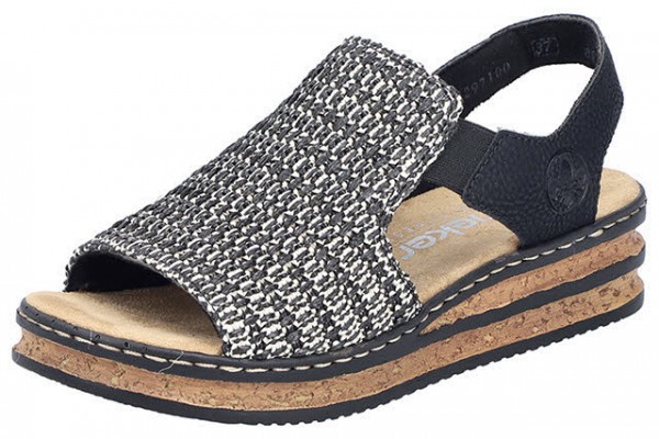 Rieker 6297100 629 SCHWARZ/BEIGE