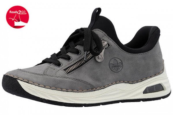 Rieker HWK Damen Halbschuhe GRAU