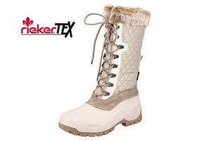 Rieker HWK Damen Stiefel fango/crema/beige/st