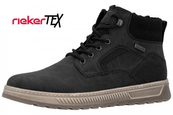 Rieker HWK Herren Stiefel SCHWARZ