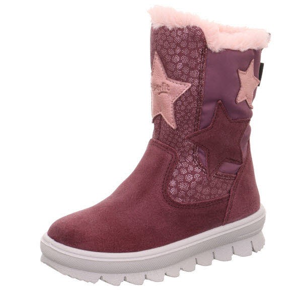 Superfit Stiefelette Leder \\ FLAVIA ROT/ROSA