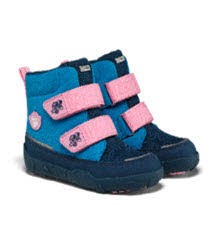Affenzahn Winterstieferl Vegan Comfy Blau Bunt