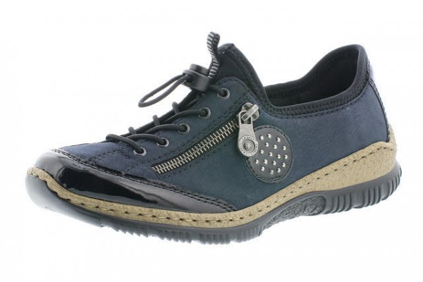 Rieker HWK Damen Halbschuhe Blau