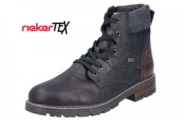 Rieker HWK Herren Stiefel SCHWARZ