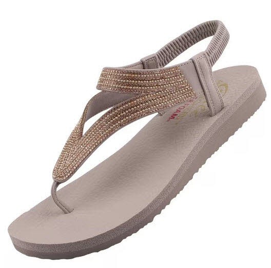 Skechers MEDITATION - VIBRANT GLOW GRAU