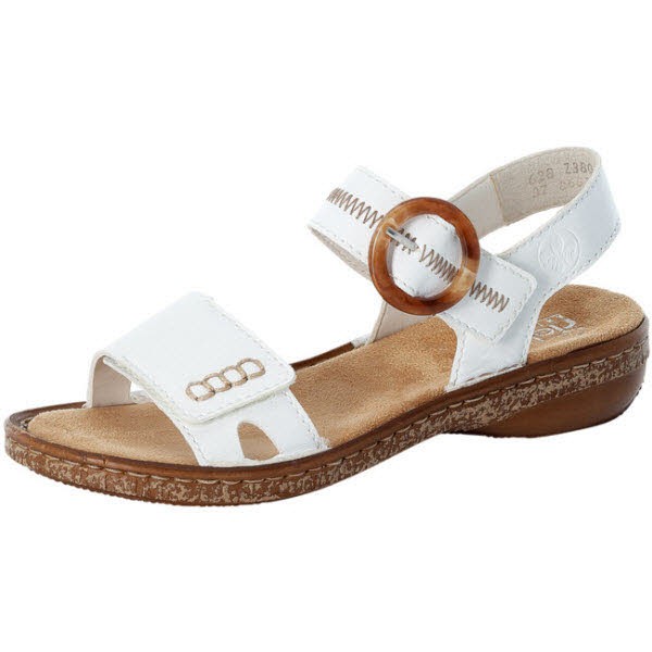 Rieker FSK Damen Sandalen Weiss