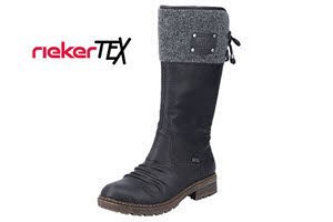 Rieker HWK Damen Stiefel SCHWARZ