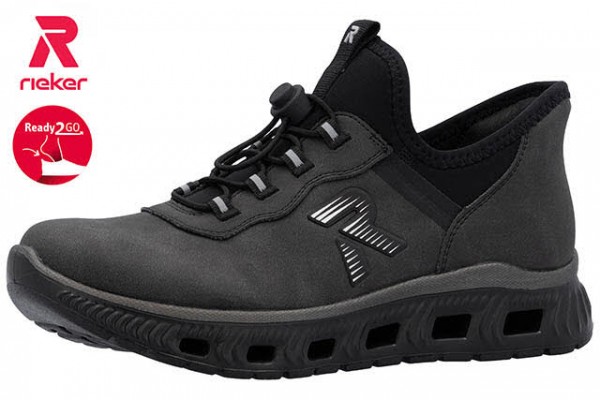 Rieker Evolution HWK Damen Halbschuhe GRAU