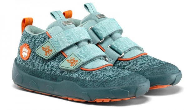 Affenzahn Happy Hase Übergangsschuh Knit BLAU