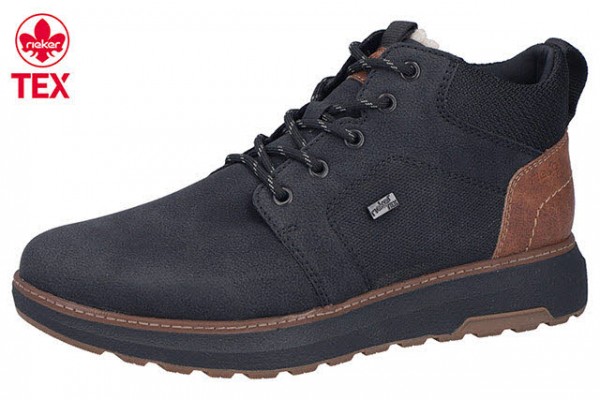Rieker HWK Herren Stiefel Schwarz