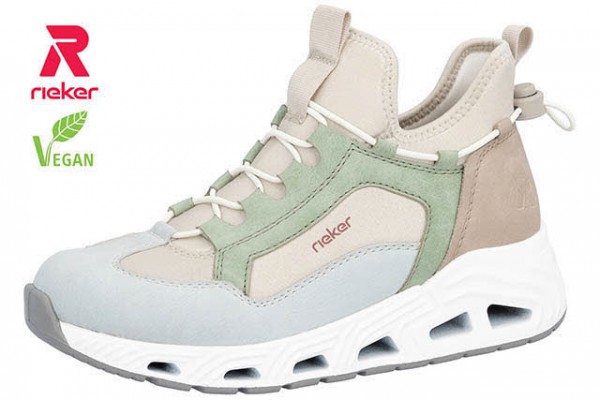 Rieker Sport FSK Damen Halbschuhe BLAU KOMBI