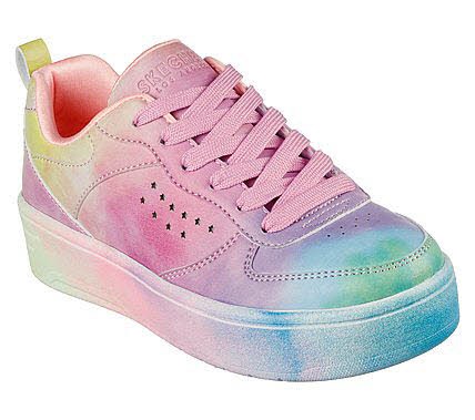 Skechers COURT HIGH ELECTRIC REMIX Rosa