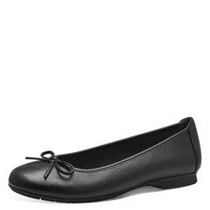 Jana Soft Line Woms Ballerina SCHWARZ