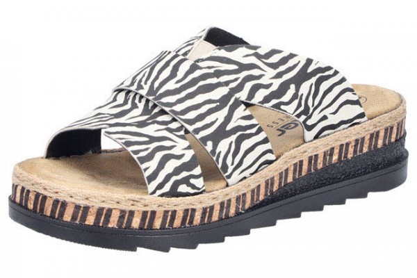 Rieker FSK Damen Sandalen SCHWARZ/KOMBI